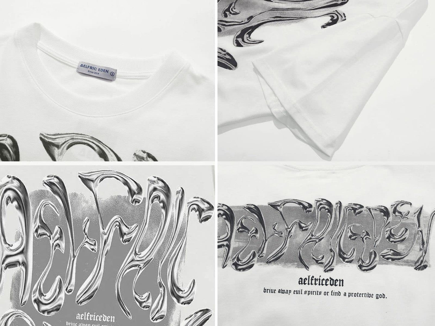 Metalic Graphic Tees Men Y2k Oversized T Shirts Women Vintage Tees Unisex Summer Tops