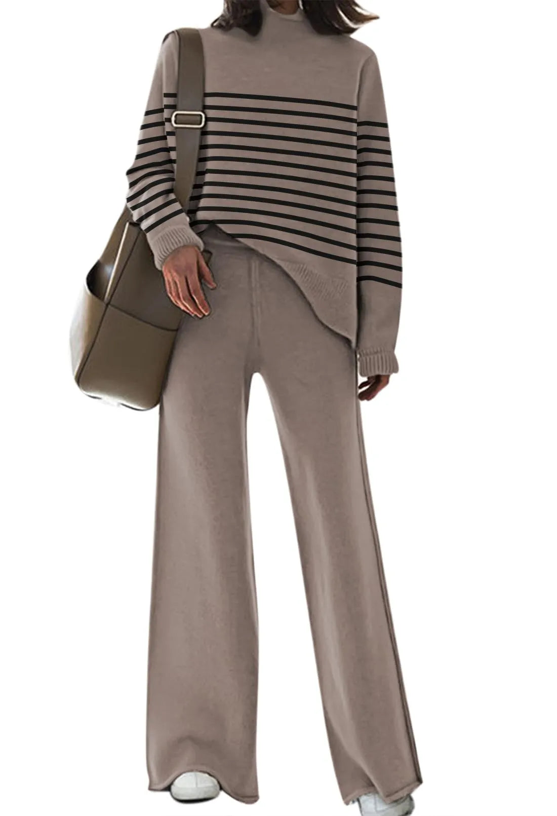 Womens 2 Piece Outfit Set Long Sleeve