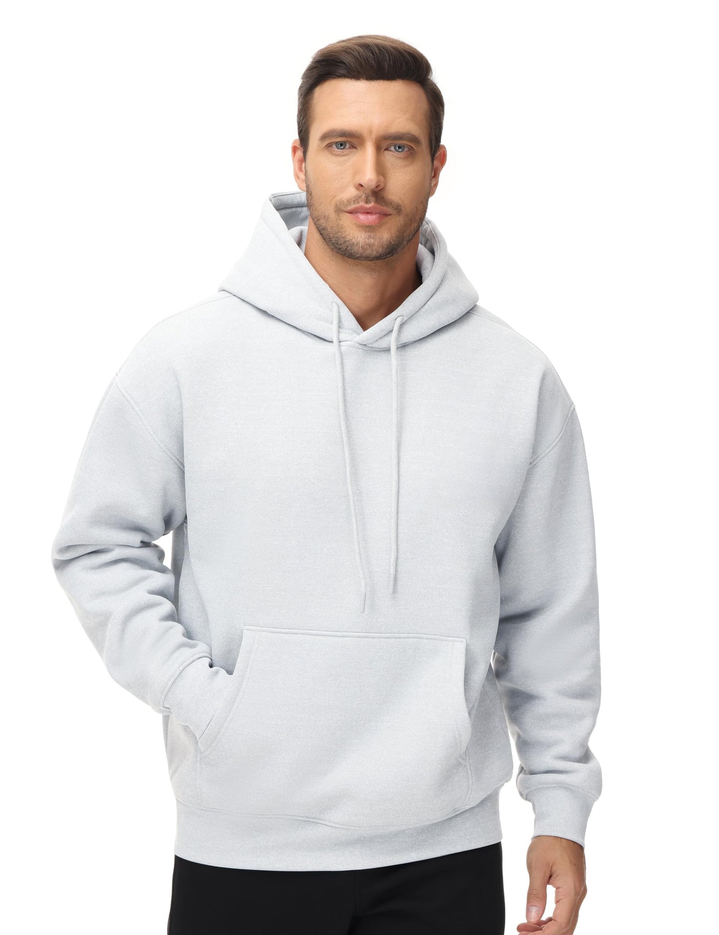 Men's Fleece Pullover Hoodie Loose Fit Ultra Soft
