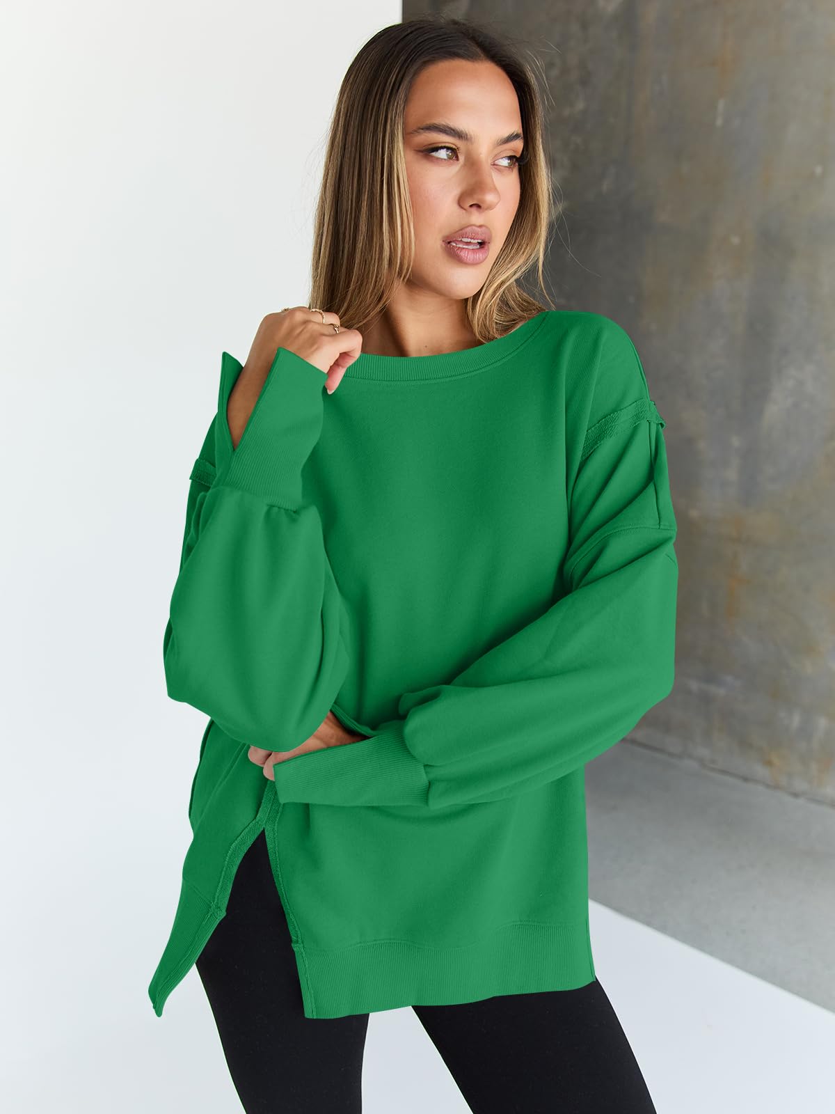 Womens Oversized Sweatshirts Hoodies Crewneck Shirts Fall Outfits