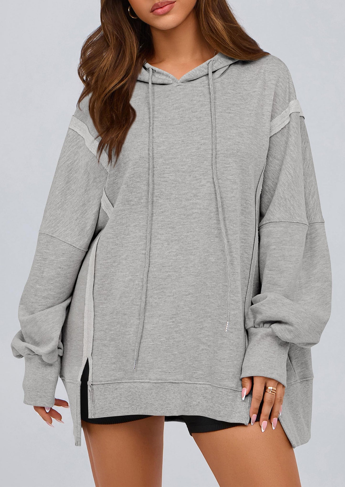 Womens Oversized Hoodie 2025 Spring Sweatshirt Long Sleeve
