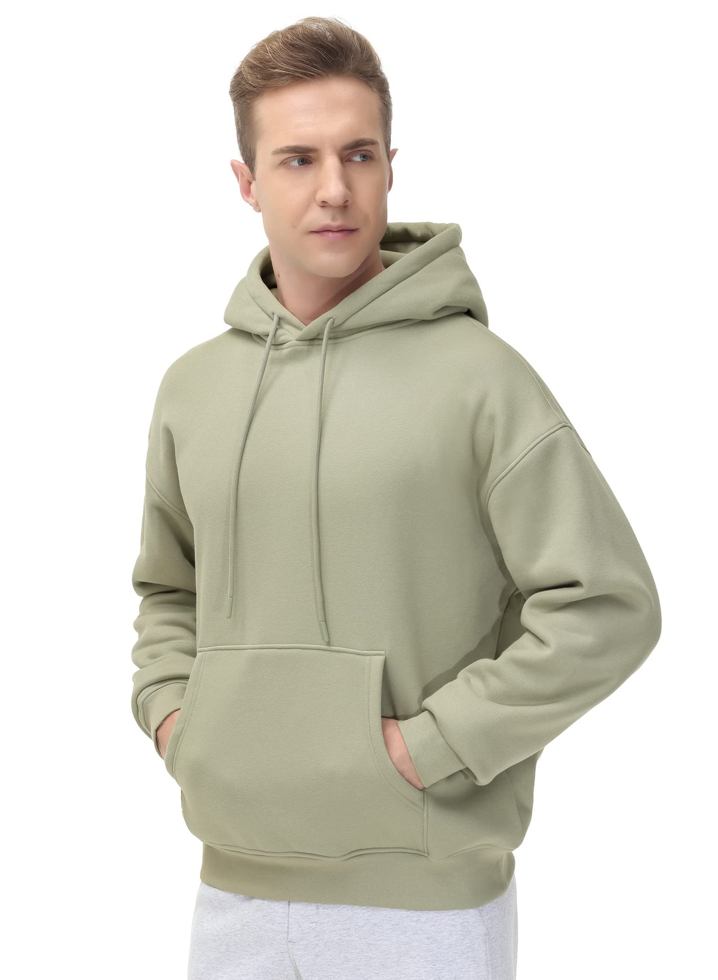 Men's Fleece Pullover Hoodie Loose Fit Ultra Soft
