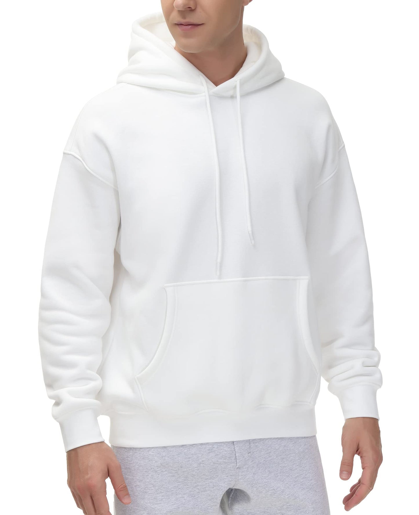 Men's Fleece Pullover Hoodie Loose Fit Ultra Soft