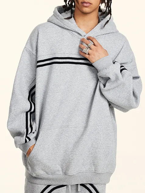 332g Webbing Contrast Color Cotton Hoodie