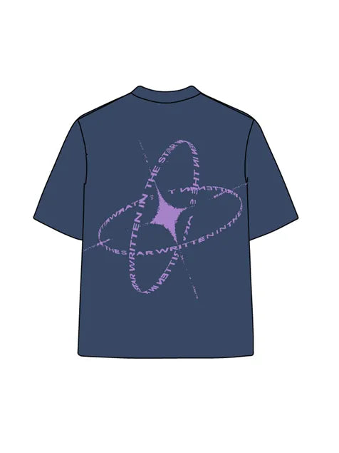 270g Cotton Astronaut Interstellar Wash Old T-shirt