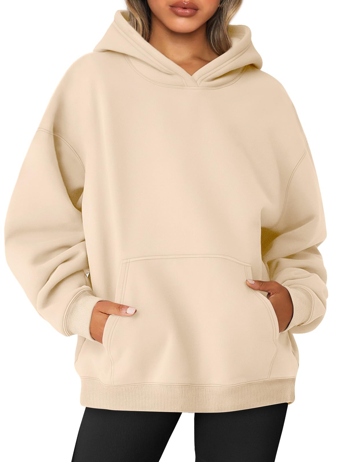 Womens Oversized Sweatshirts Fleece Hoodies Long Sleeve Shirts