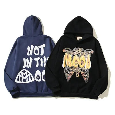 Not In The Mood Printed Hoodie