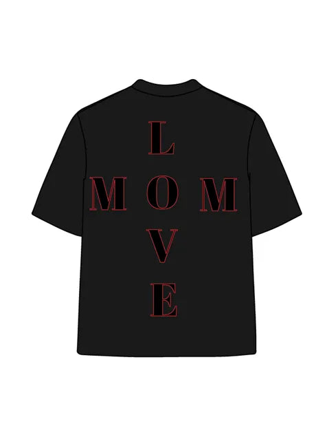 270g Cotton Art Lines Wash Old T-shirt for Mom