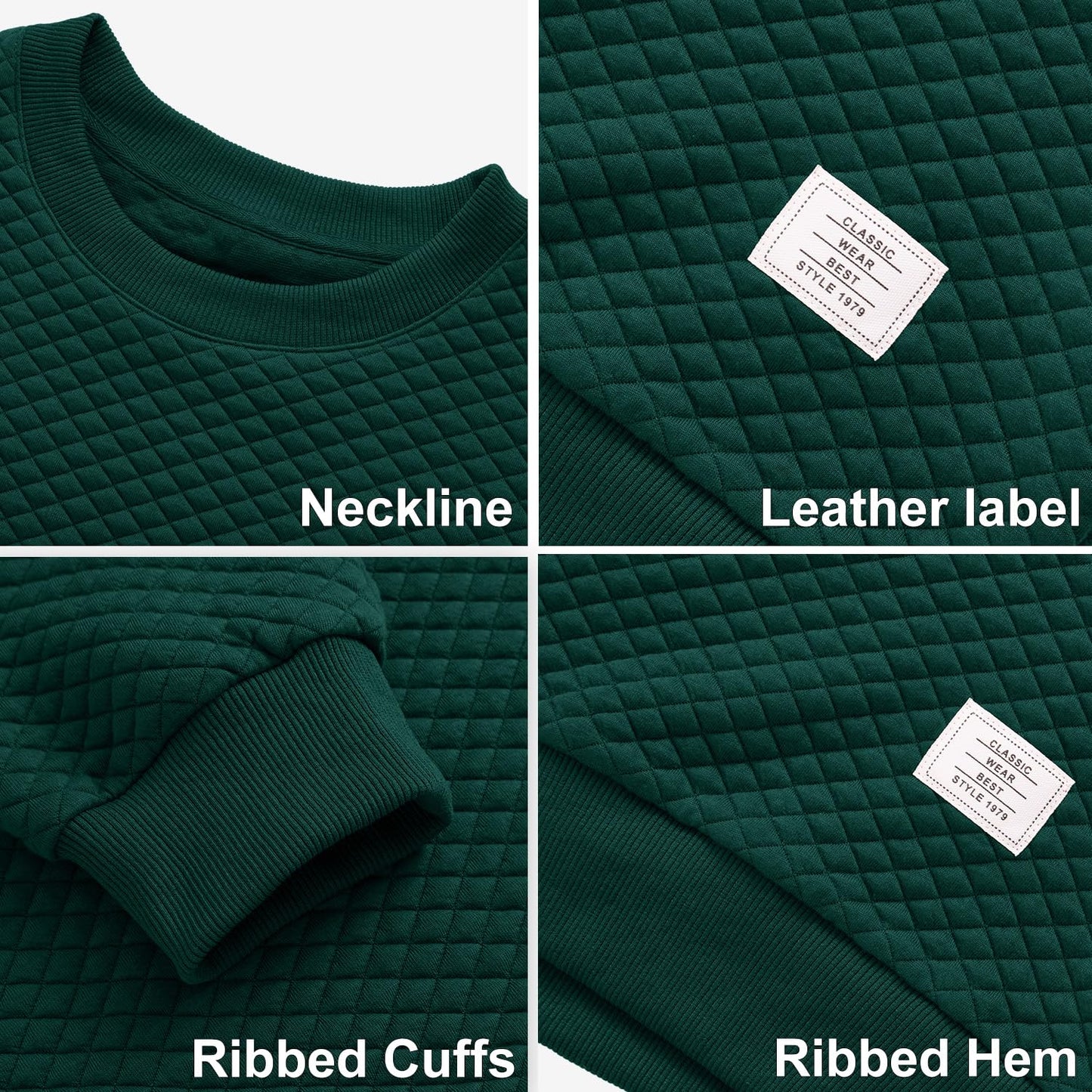 Men's Crewneck Sweatshirts Solid
