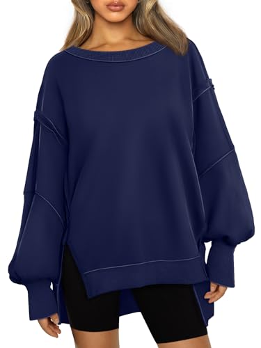 Womens Oversized Sweatshirts Hoodies Crewneck Shirts Fall Outfits