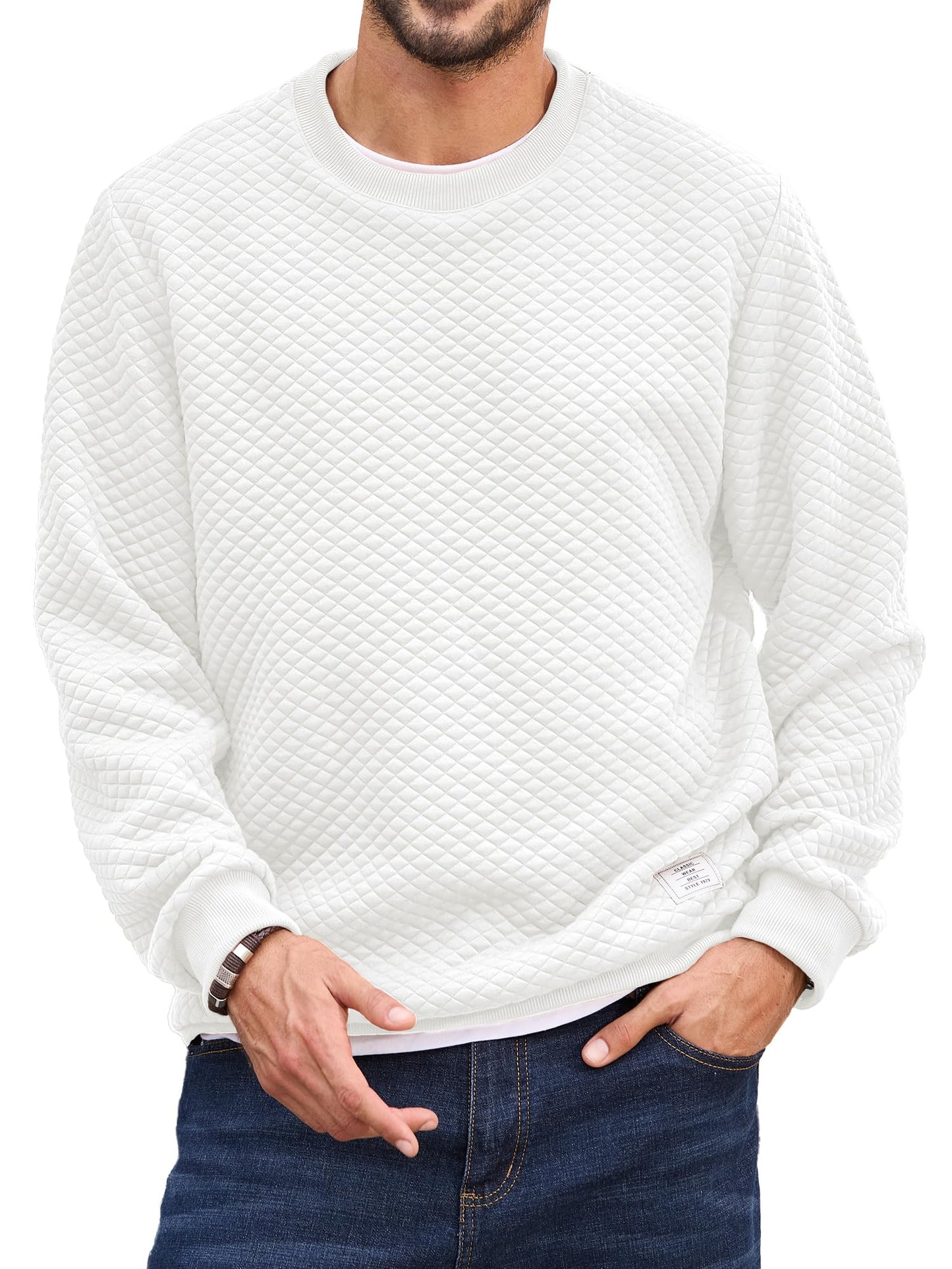 Men's Crewneck Sweatshirts Solid