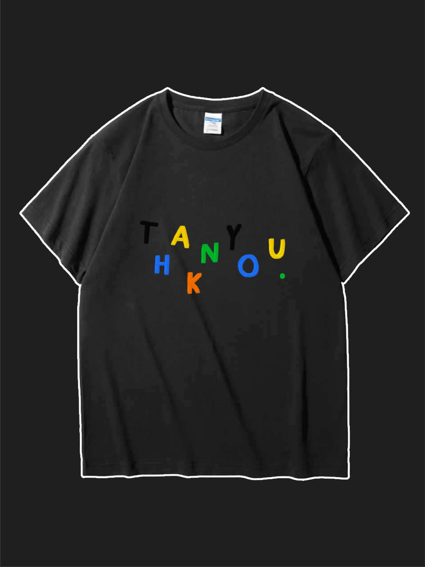 Thank You Letter Graphic T-shirt For Mom