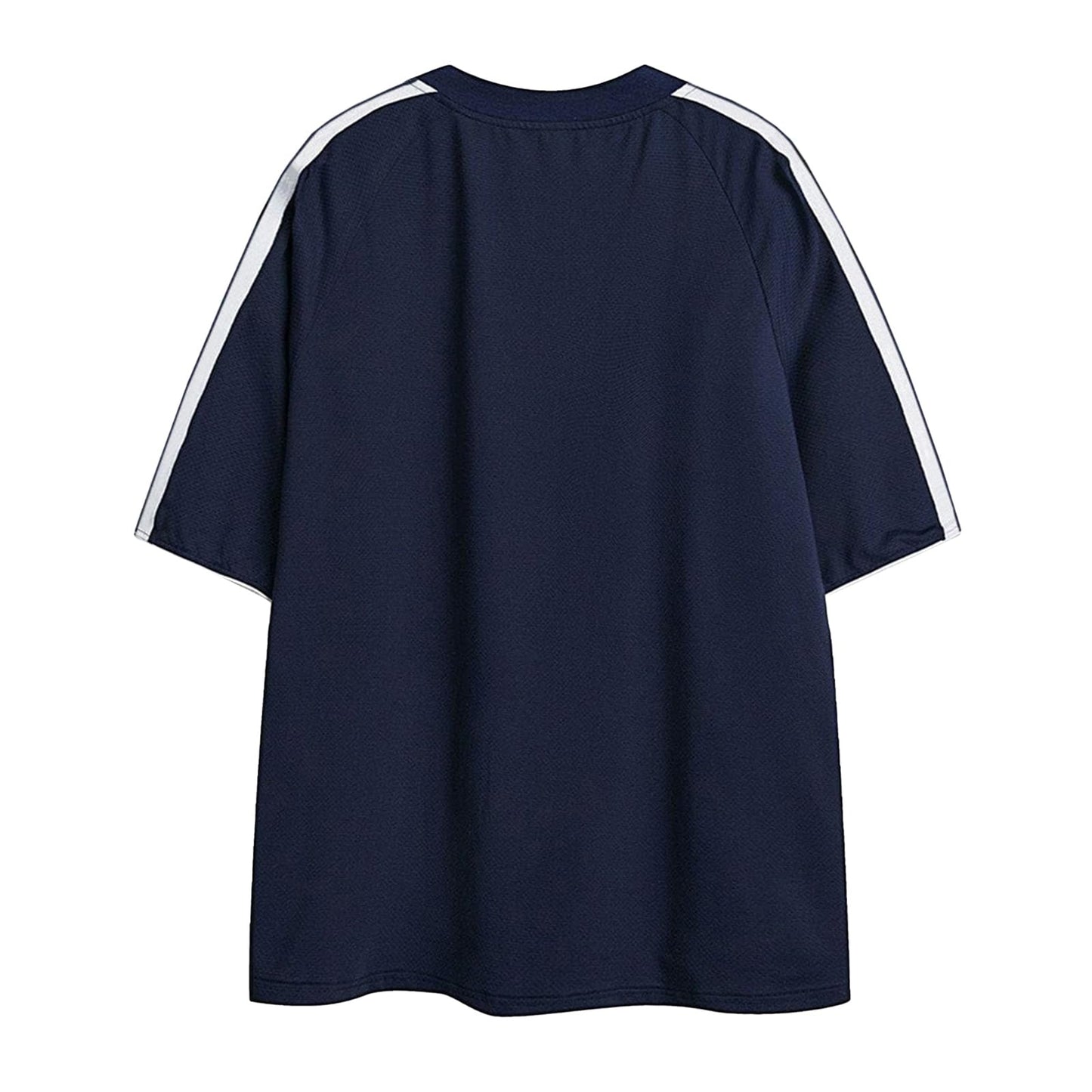 Oversized T Shirt Men 90s Shirt Unisex Streetwear Contrast Color Graphic Tees