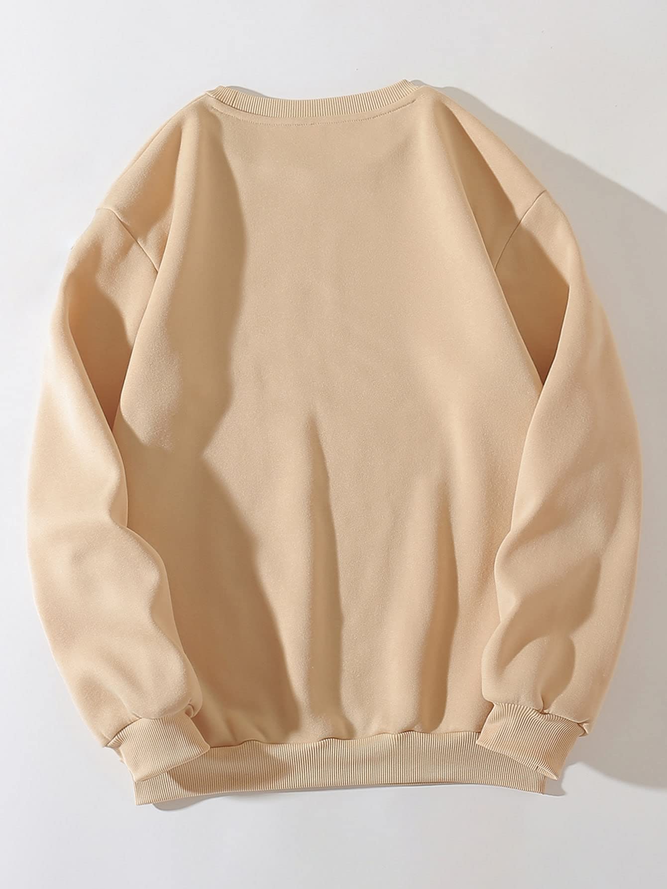 Women's Letter Graphic Print Long Sleeve Sweatshirt Pullover Tops
