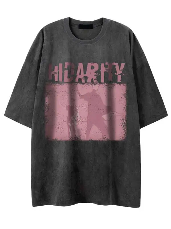 Men's Washed Vintage Slogan Graphic Tee