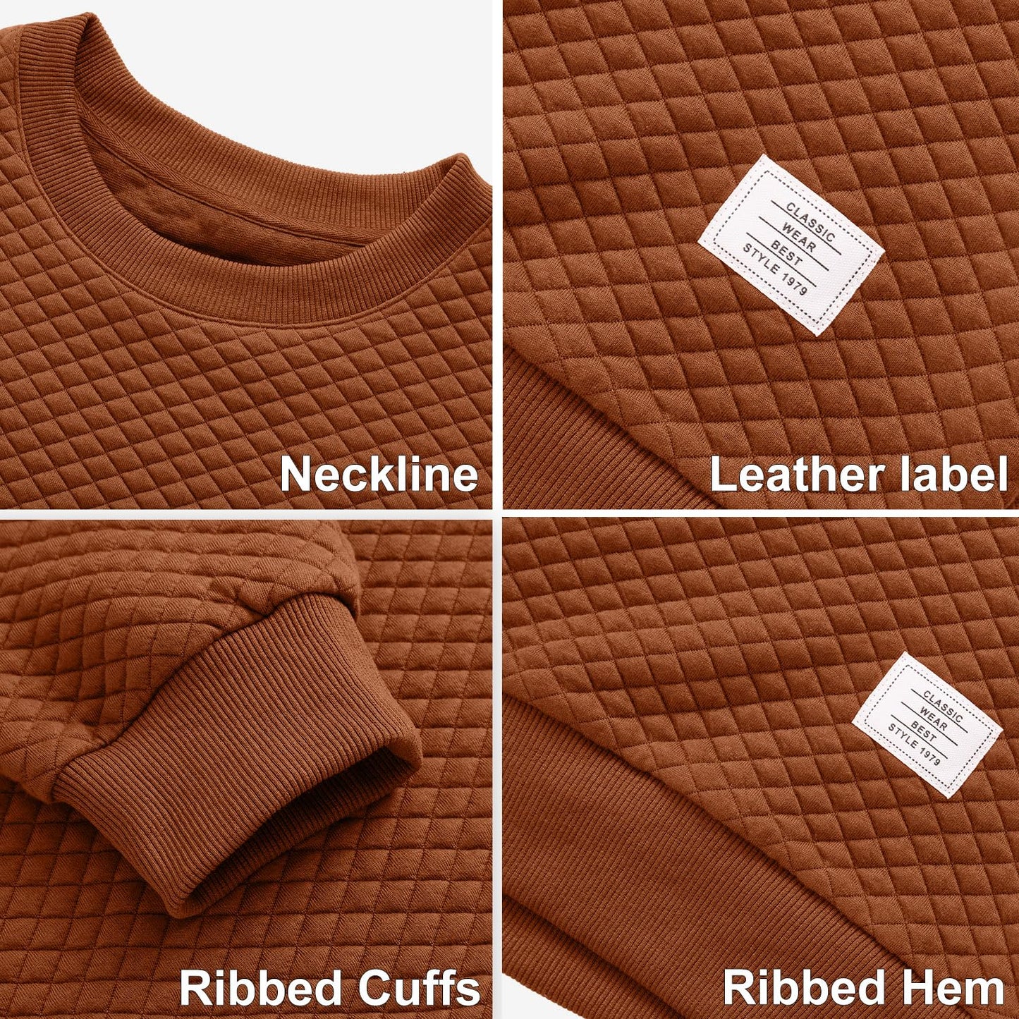 Men's Crewneck Sweatshirts Solid
