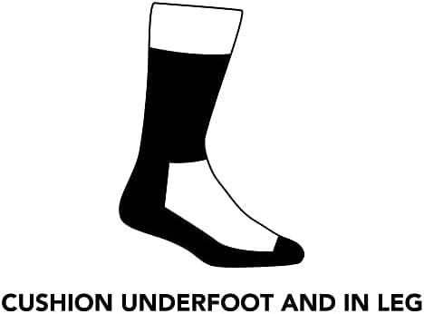 Womens RTR Work Socks Durable Moisture Wicking Crew Socks for Work Hiking