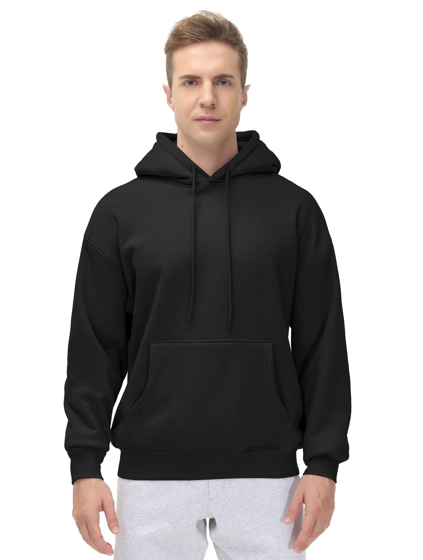 Men's Fleece Pullover Hoodie Loose Fit Ultra Soft