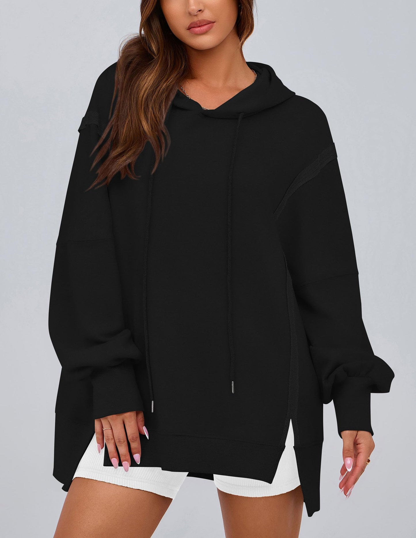 Womens Oversized Hoodie 2025 Spring Sweatshirt Long Sleeve