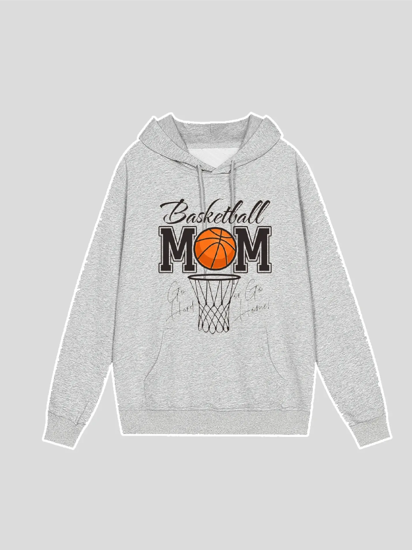 Basketball Mom Graphic Hoodie