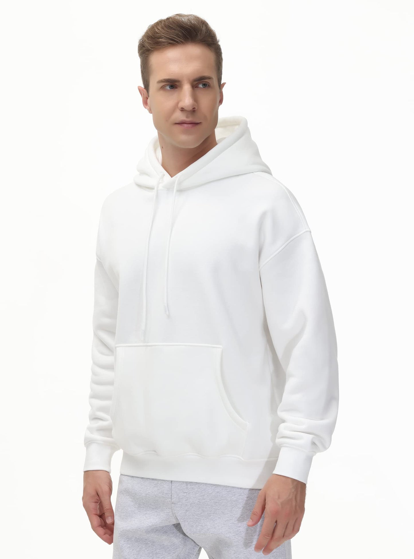 Men's Fleece Pullover Hoodie Loose Fit Ultra Soft