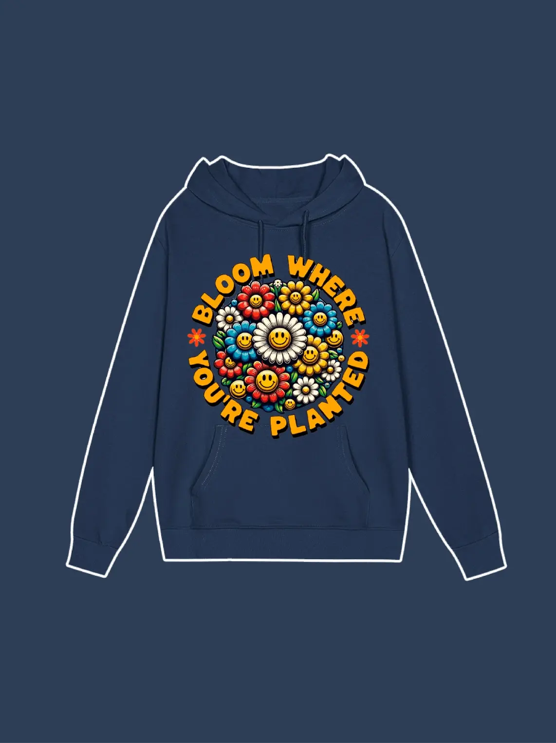 You're Planted Where Bloom Graphic Hoodie