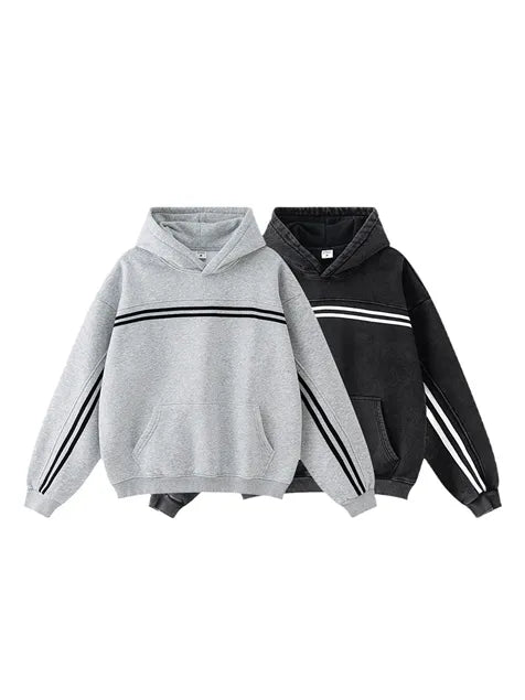 332g Webbing Contrast Color Cotton Hoodie