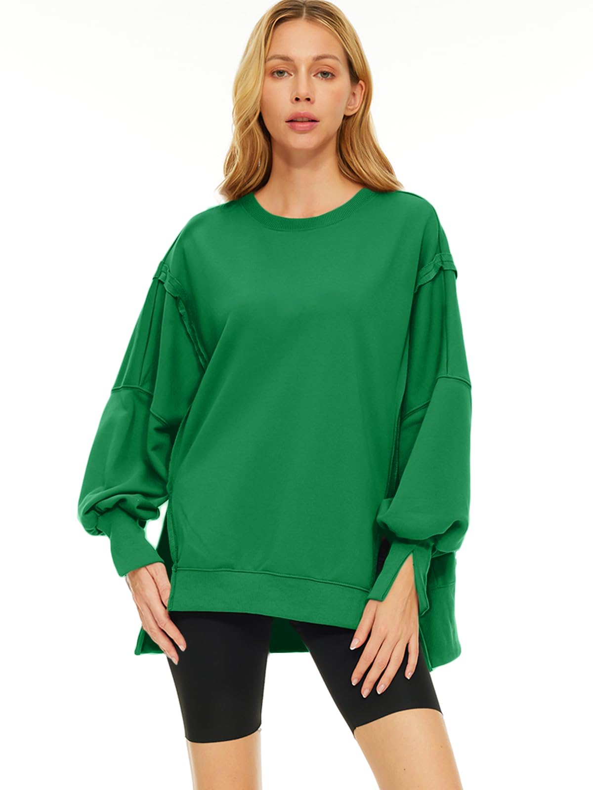 Womens Oversized Sweatshirts Hoodies Crewneck Shirts Fall Outfits