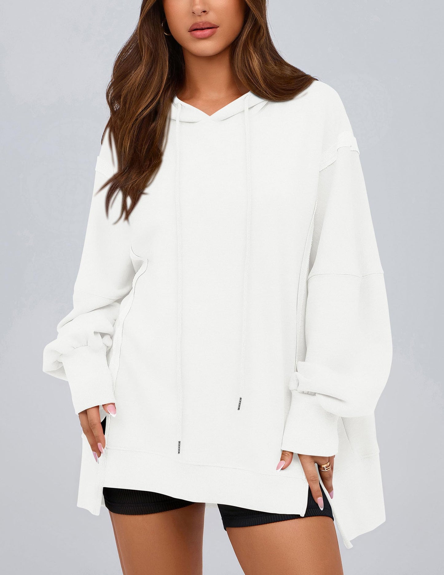 Womens Oversized Hoodie 2025 Spring Sweatshirt Long Sleeve