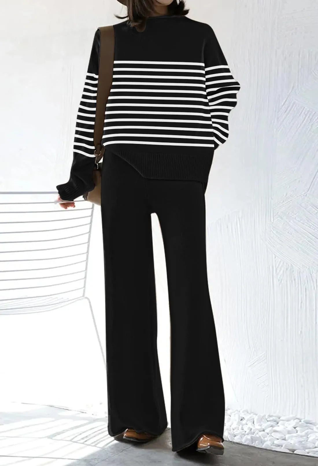 Womens 2 Piece Outfit Set Long Sleeve