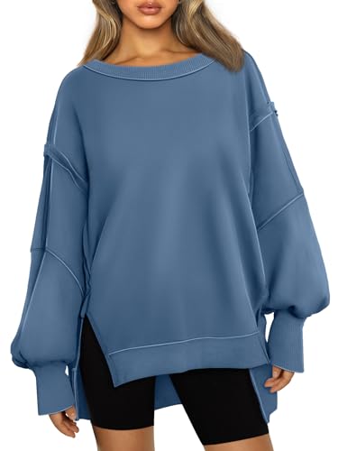 Womens Oversized Sweatshirts Hoodies Crewneck Shirts Fall Outfits