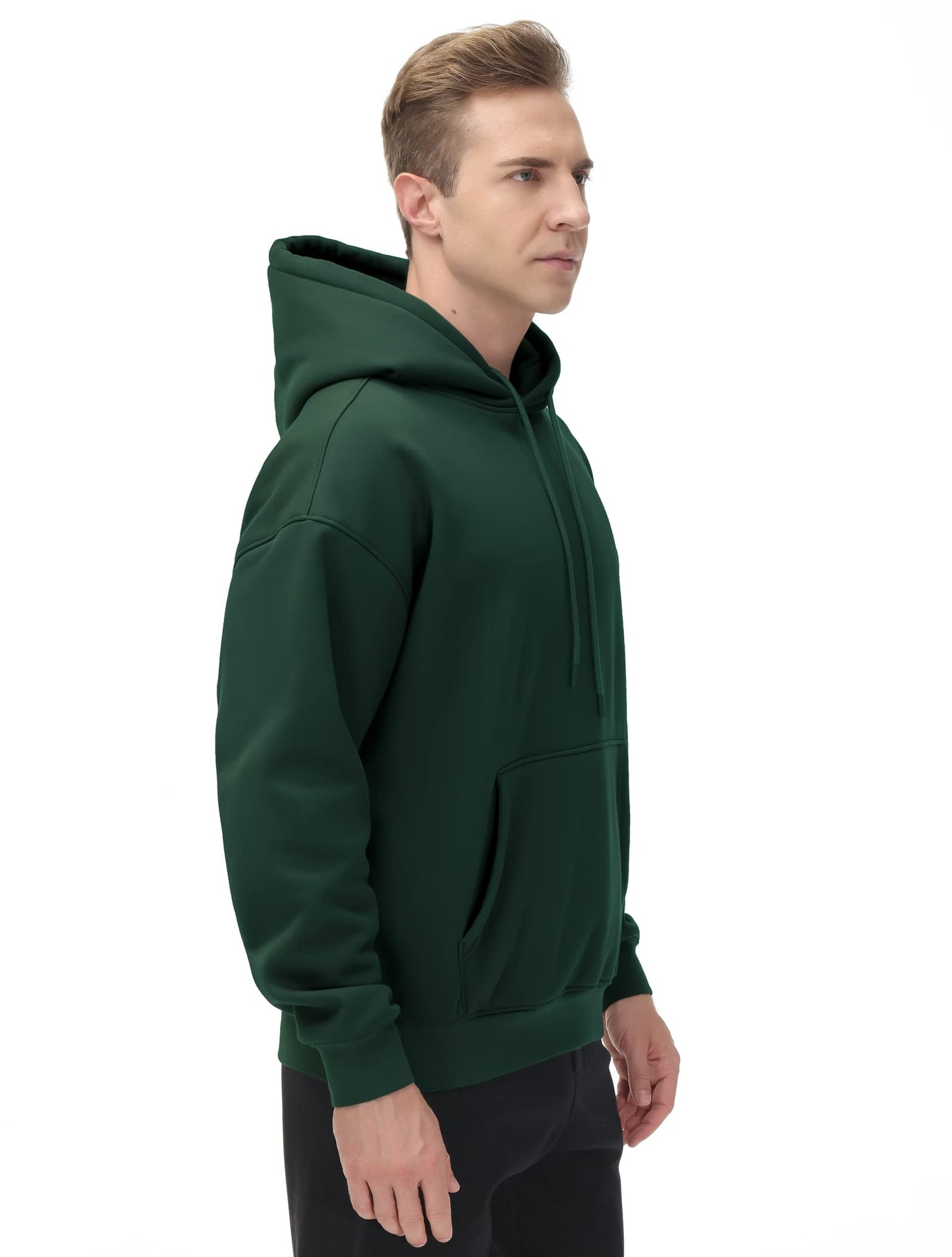 Men's Fleece Pullover Hoodie Loose Fit Ultra Soft