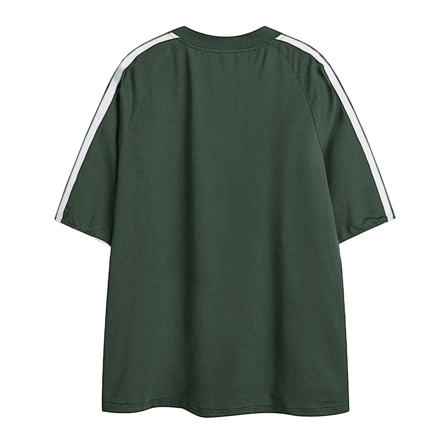 Oversized T Shirt Men 90s Shirt Unisex Streetwear Contrast Color Graphic Tees