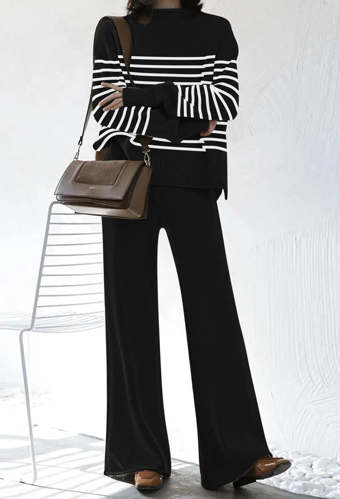 Womens 2 Piece Outfit Set Long Sleeve