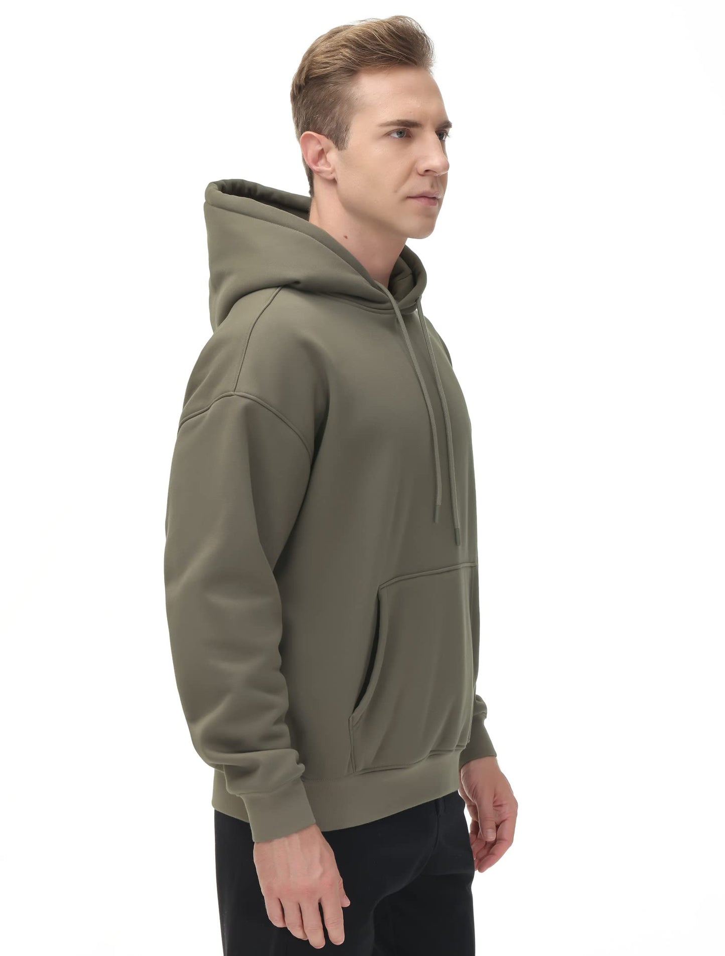 Men's Fleece Pullover Hoodie Loose Fit Ultra Soft