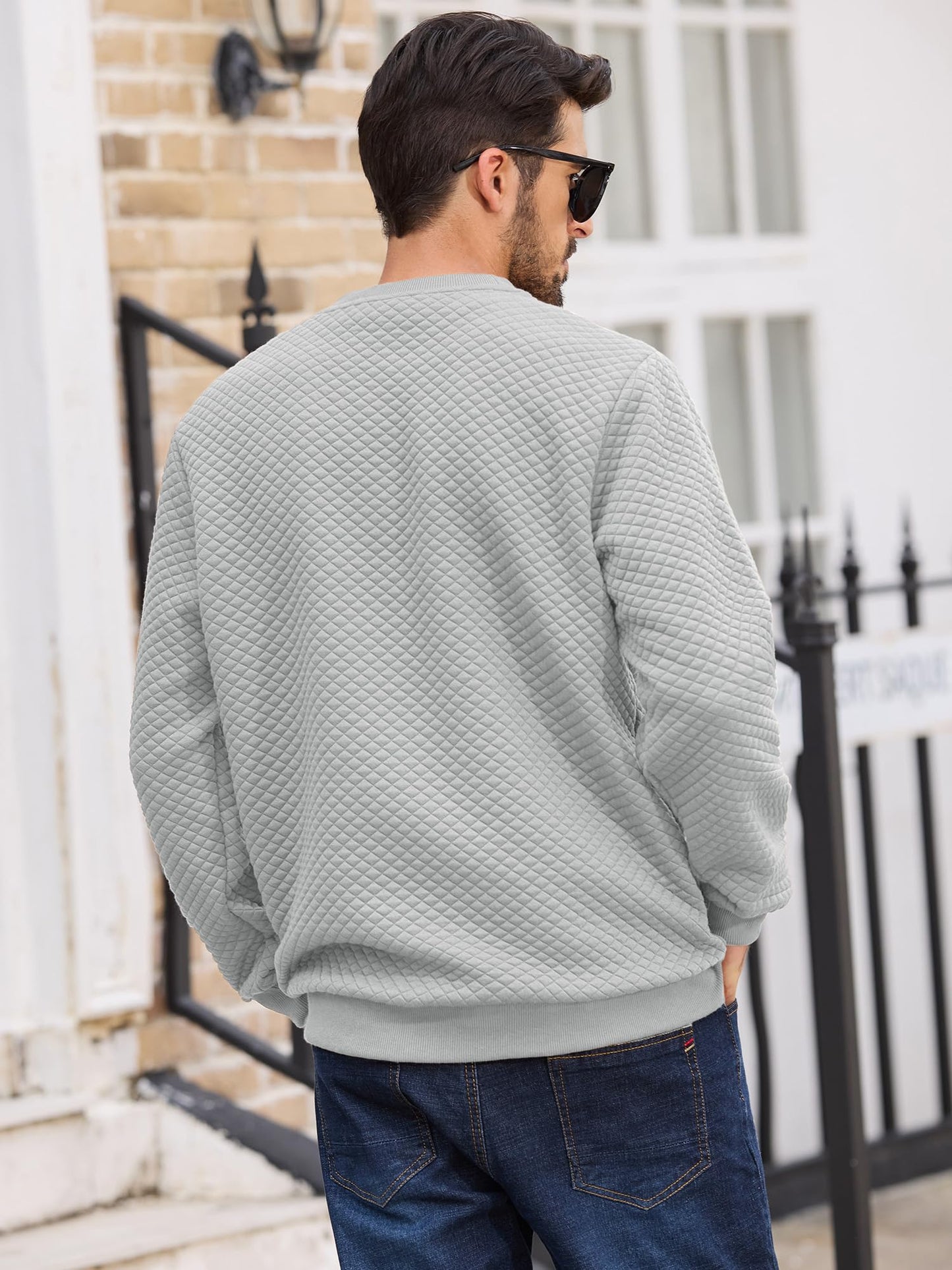Men's Crewneck Sweatshirts Solid