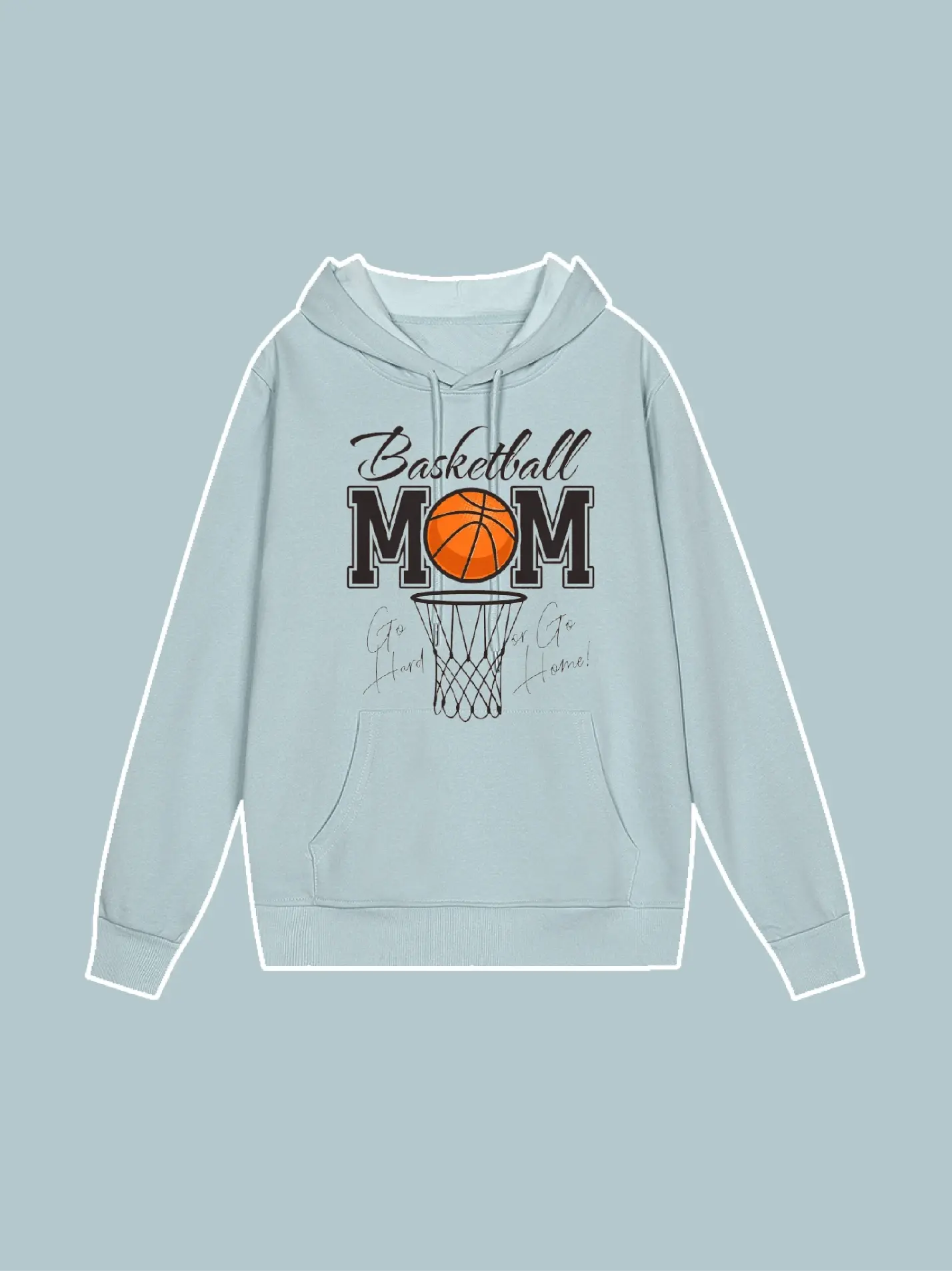 Basketball Mom Graphic Hoodie