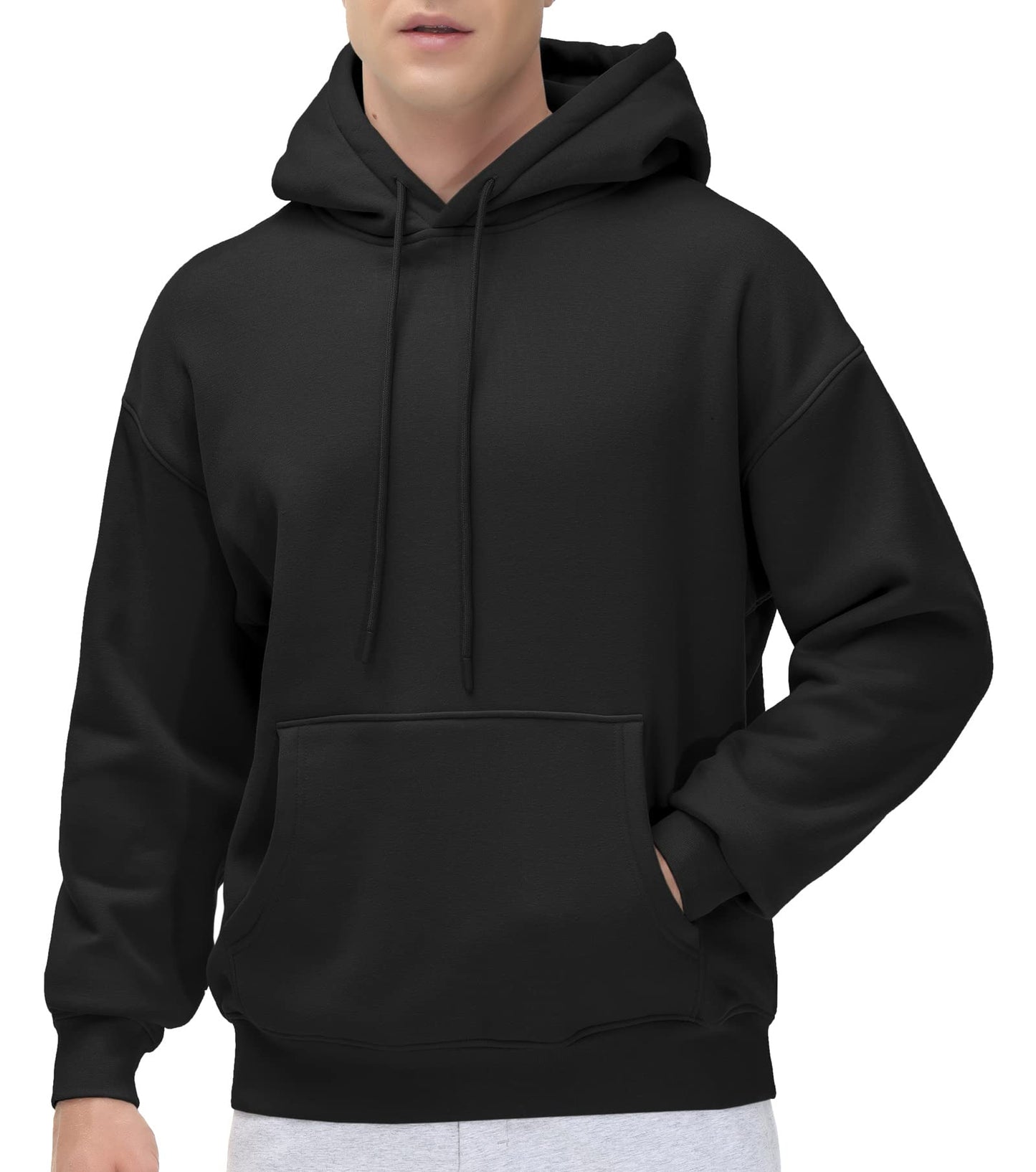 Men's Fleece Pullover Hoodie Loose Fit Ultra Soft