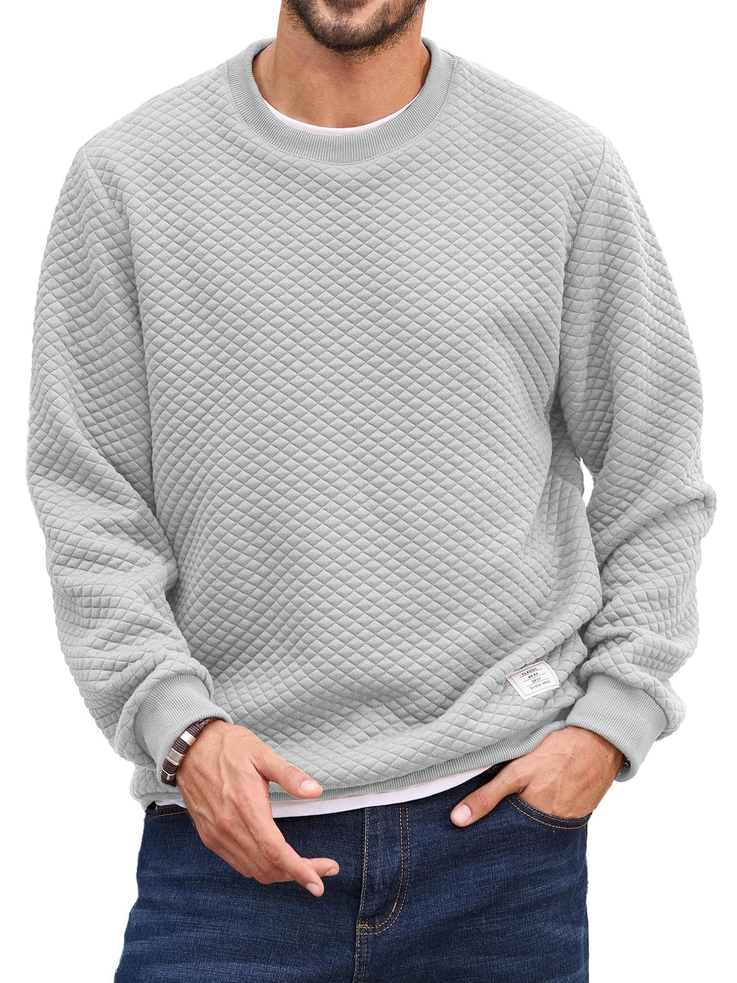 Men's Crewneck Sweatshirts Solid