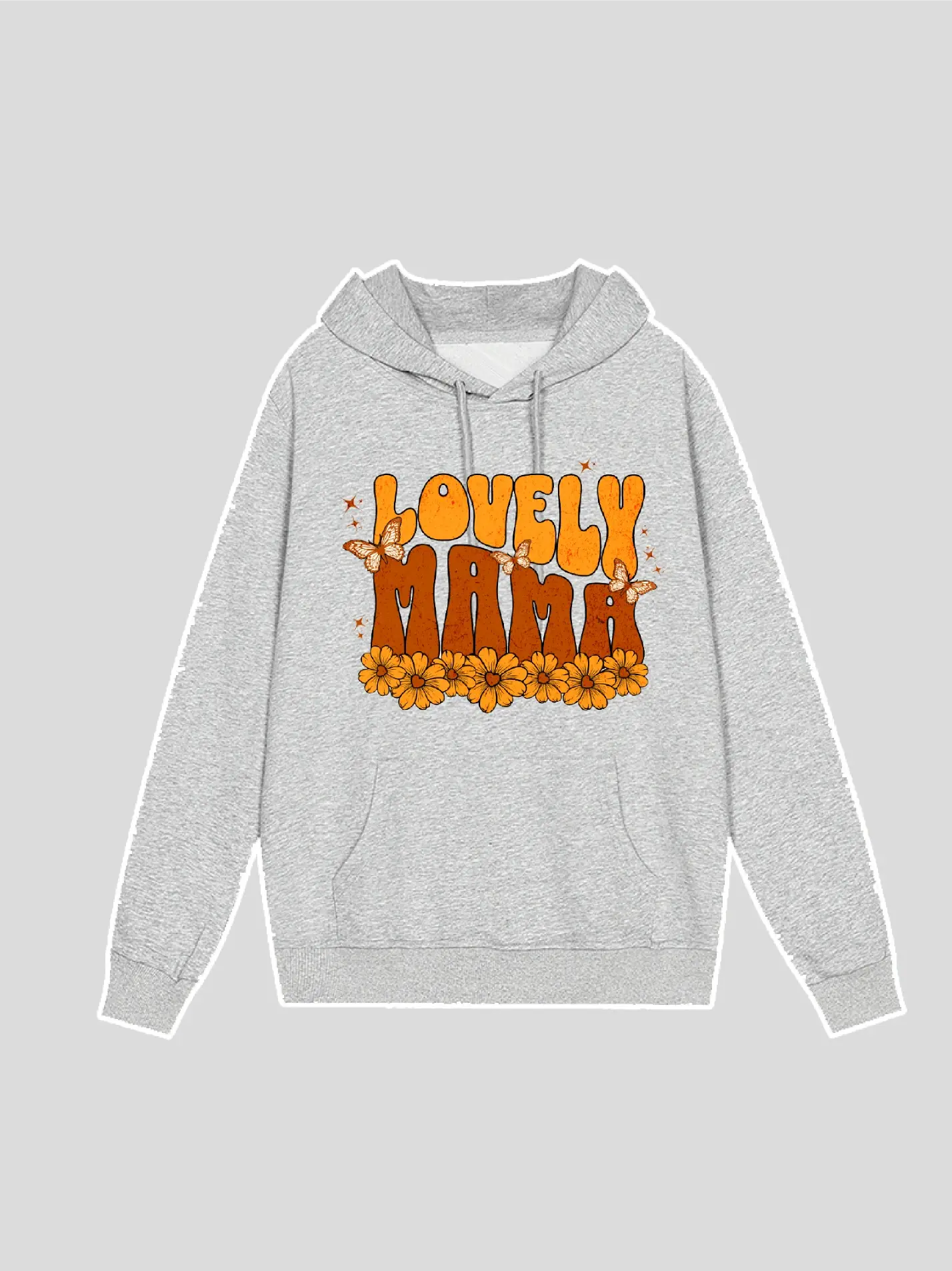 Lovely MAMA Floral Hoodie