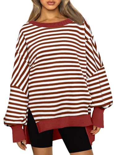 Womens Oversized Sweatshirts Hoodies Crewneck Shirts Fall Outfits