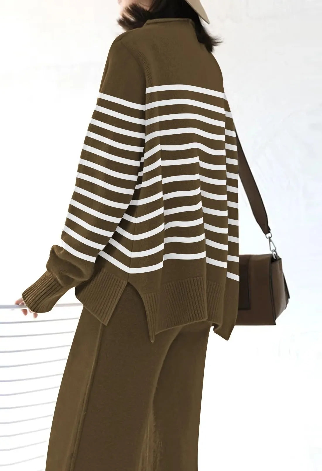 Womens 2 Piece Outfit Set Long Sleeve