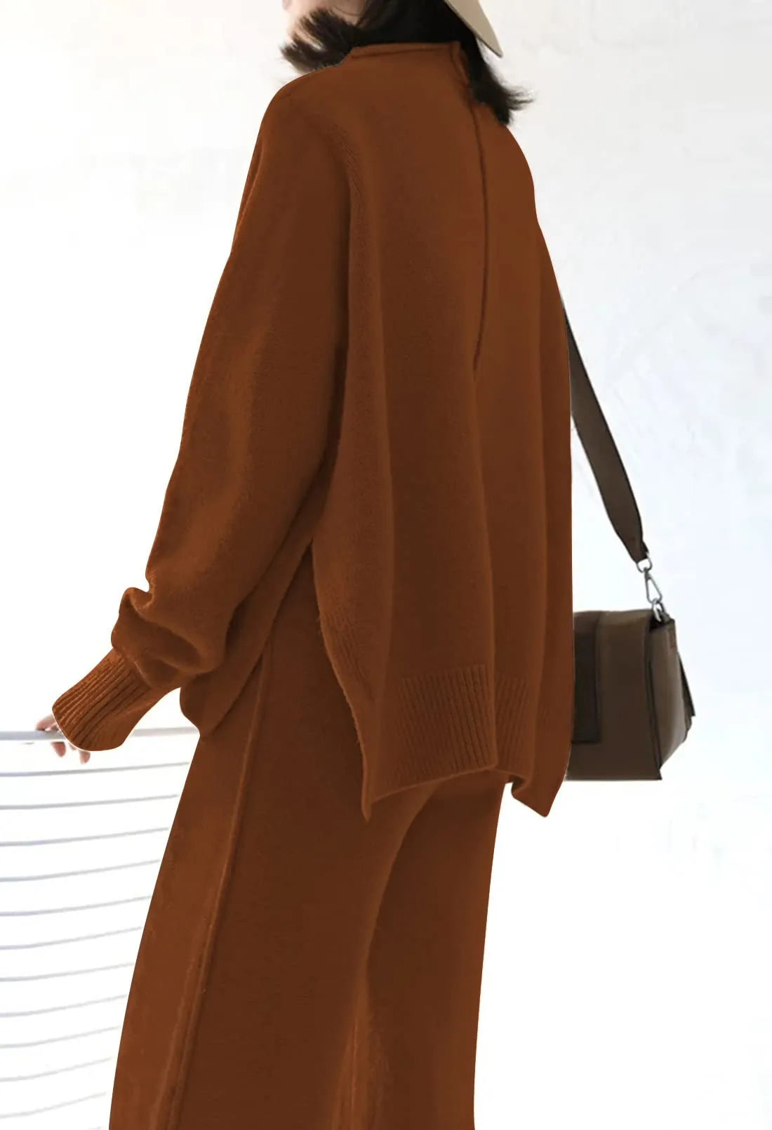 Womens 2 Piece Outfit Set Long Sleeve