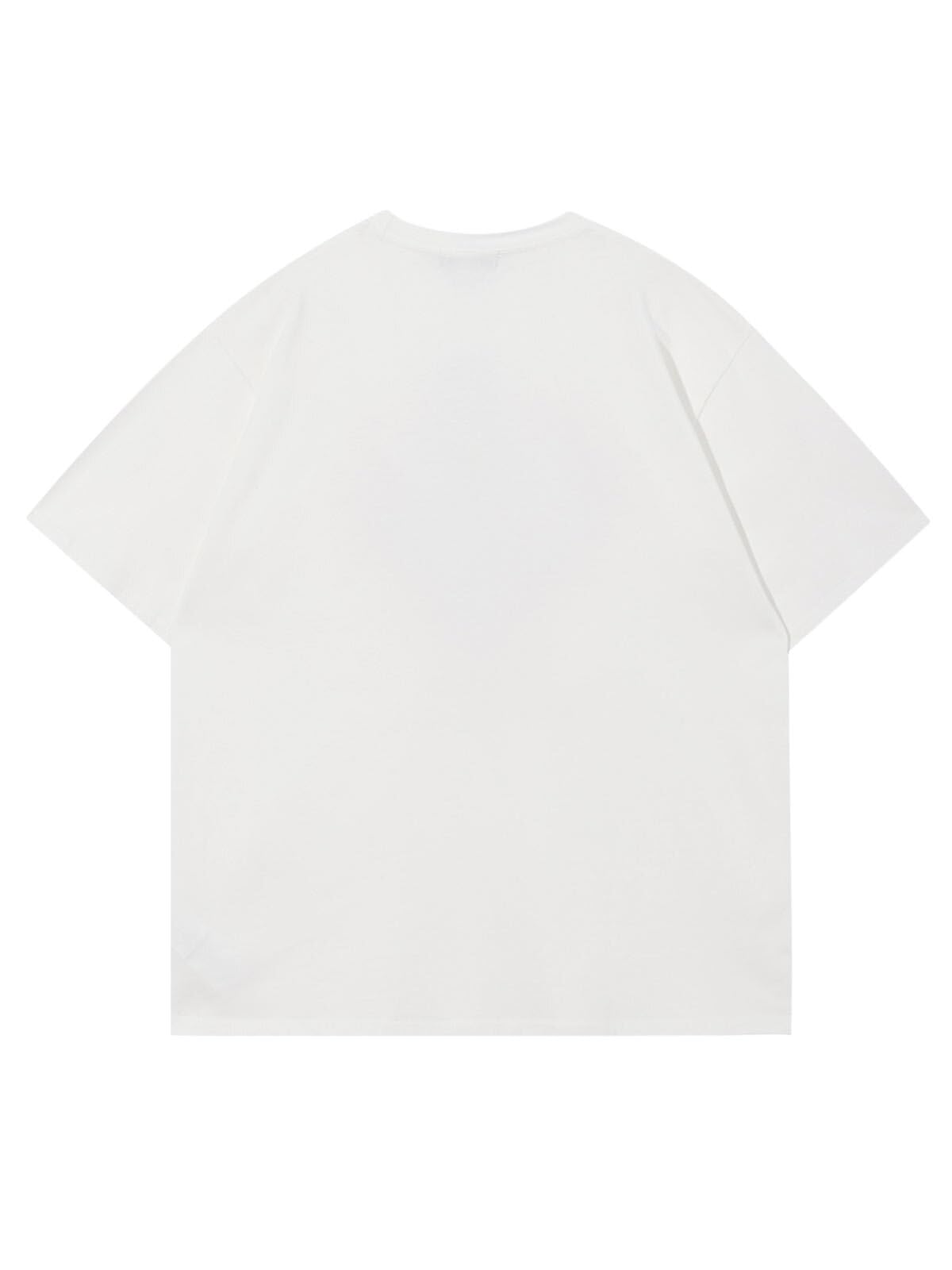 Oversized Graphic Tees Men Streetwear Casual Summer Tops Unisex T-Shirt