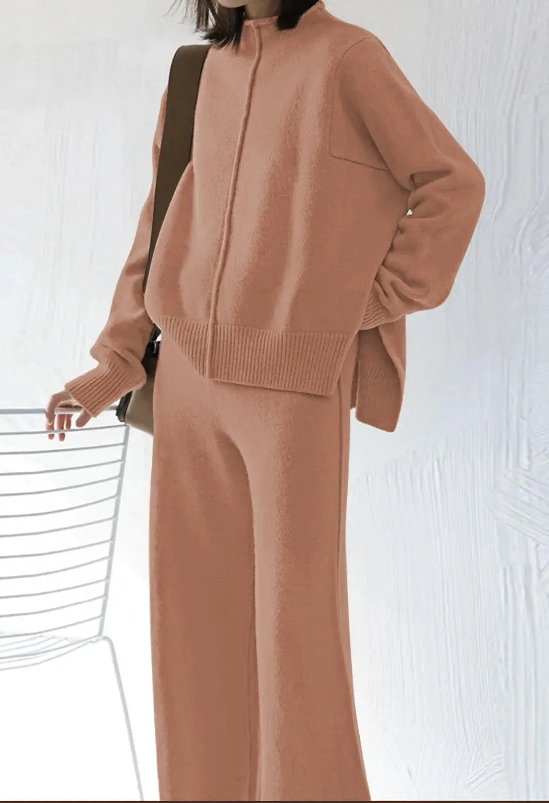 Womens 2 Piece Outfit Set Long Sleeve