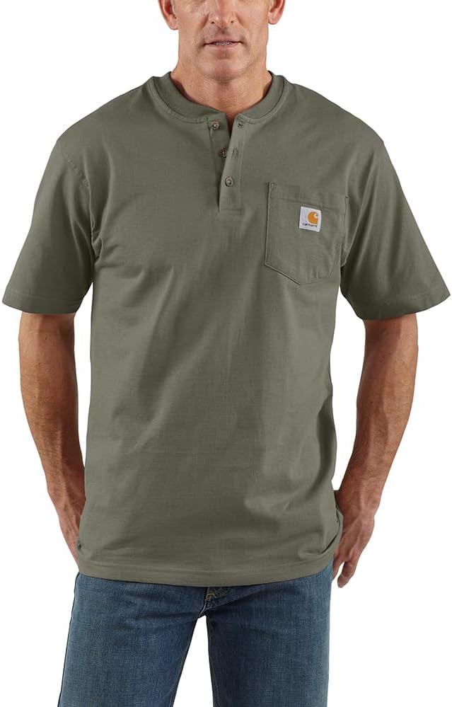 Short Sleeve Workwear Henley T-Shirt
