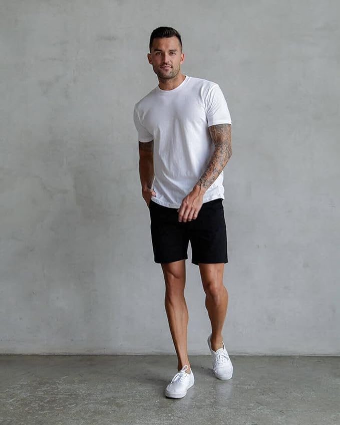 Mens T Shirt Packs - Short Sleeve Crew Neck Soft Fitted Tee