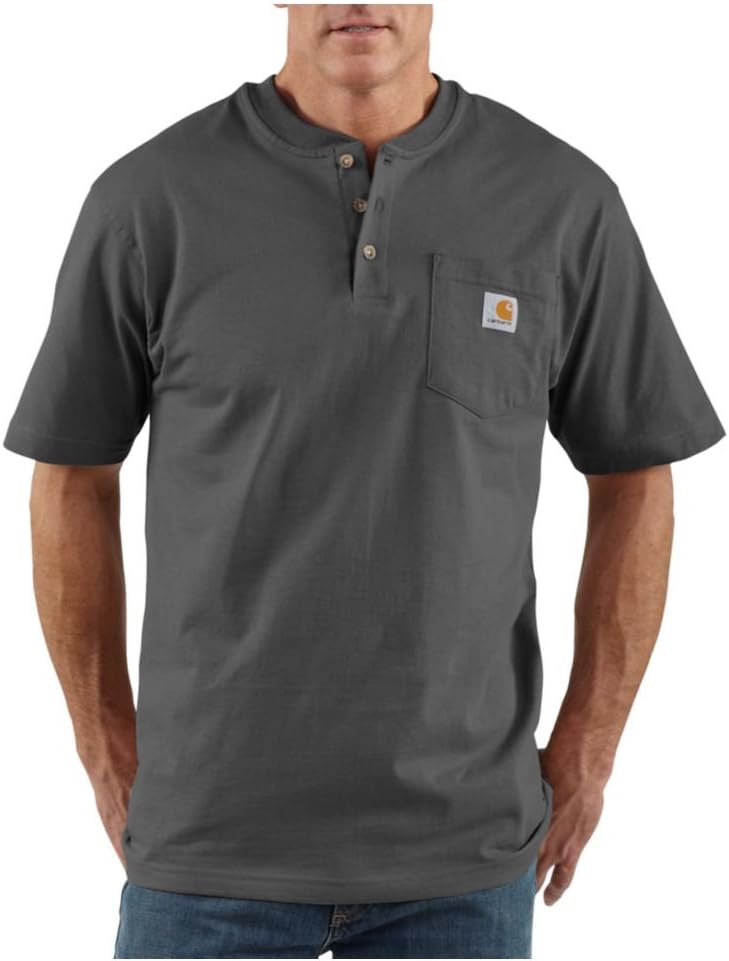 Short Sleeve Workwear Henley T-Shirt