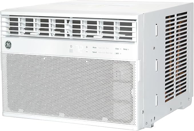 12,000 BTU Window AC Wi-Fi Enabled Cools up to 550 Sq.Ft Remote & App Control Easy Install