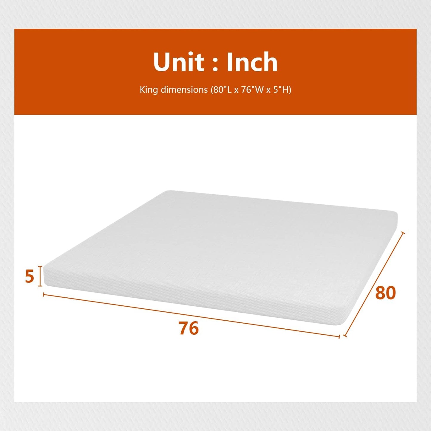 Twin 6 Inch Gel Memory Foam Mattress in a Box Medium Firm